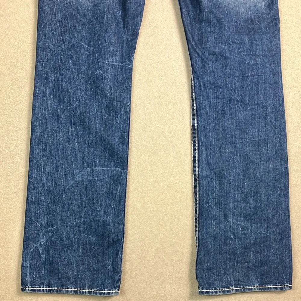True Religion Straight Fake Blood Splatter Zola Movie Prop Jeans Men’s size‎ 36